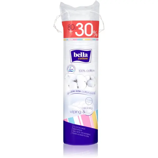 BELLA BELLA Cotton blazinice za odstranjevanje ličil 80 kos