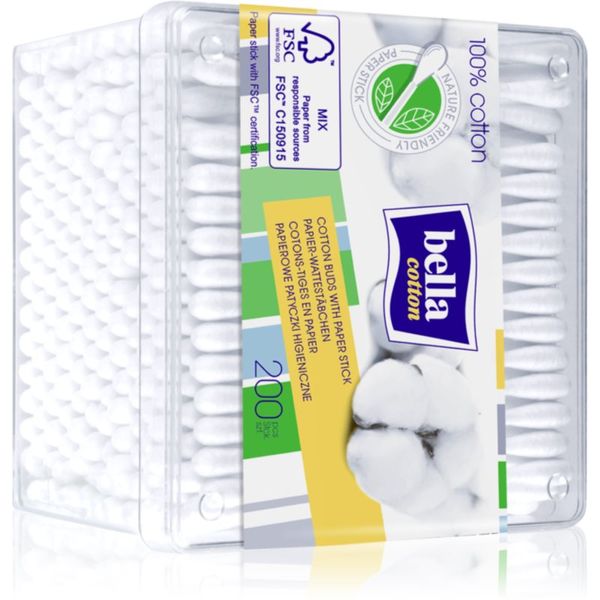 BELLA BELLA Cotton vatne paličice 200 kos