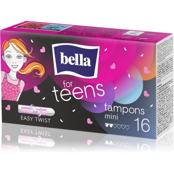 BELLA BELLA For Teens Tampons tamponi Mini 16 kos
