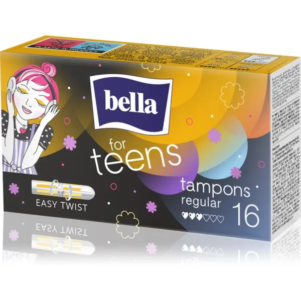 BELLA BELLA For Teens Tampons tamponi Regular 16 kos