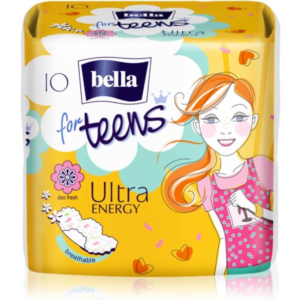 BELLA BELLA For Teens Ultra Energy vložki za dekleta 10 kos