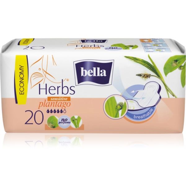 BELLA BELLA Herbs Plantago vložki brez dišav 20 kos