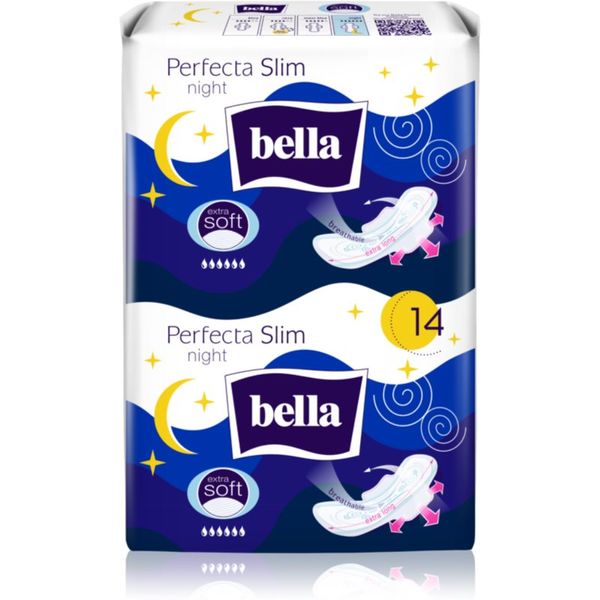 BELLA BELLA Perfecta Slim Night Extra Soft vložki 14 kos
