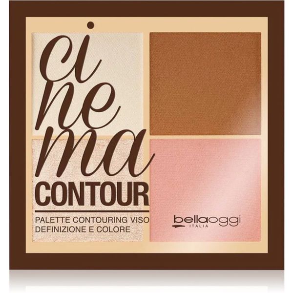 bellaoggi bellaoggi Cinema Contour paleta za konture in posvetlitev 12.5 g