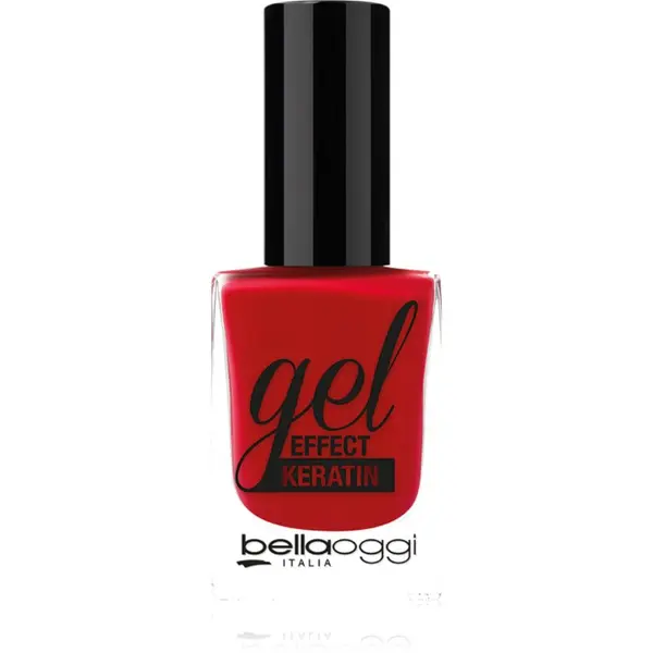 bellaoggi bellaoggi Gel Effect Keratin Nail Polish lak za nohte odtenek Cherry Passion 10 ml