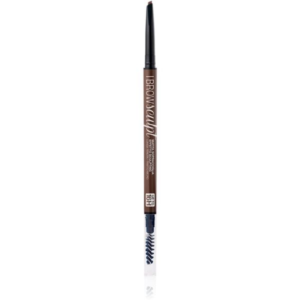 bellaoggi bellaoggi I Brow Sculpt Eyebrows Pencil natančni svinčnik za obrvi s krtačko odtenek Dark Brown 1 g