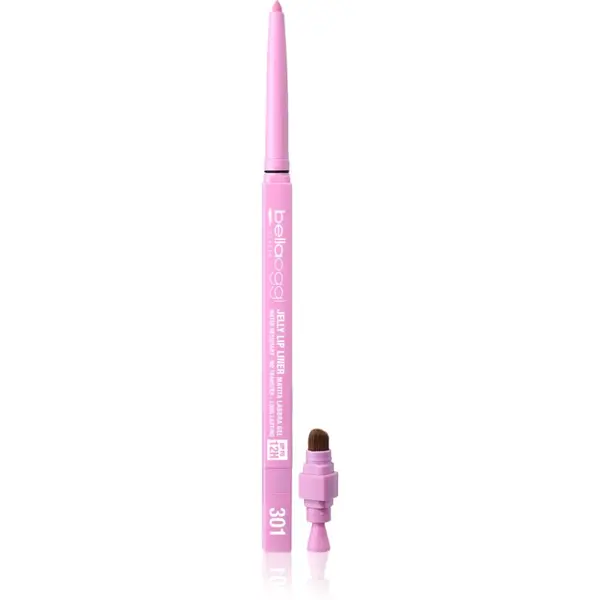 bellaoggi bellaoggi Jelly Lip Liner vodoodporni svinčnik za ustnice odtenek 301 - Pink Power 0.3 g