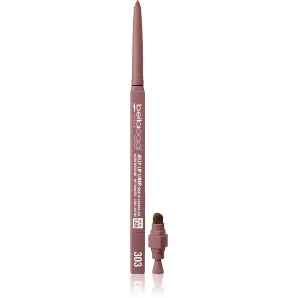 bellaoggi bellaoggi Jelly Lip Liner vodoodporni svinčnik za ustnice odtenek 303 - Roesewood 0.3 g