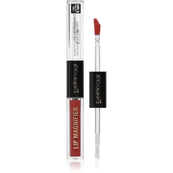 bellaoggi bellaoggi Lip Magnifier Dolgoobstojna šminka in sijaj za ustnice 2 v 1 odtenek Ruby Red 2.7 ml