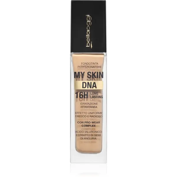 bellaoggi bellaoggi My Skin DNA vlažilni tekoči puder za popolno polt odtenek Soft Vanilla 34 ml