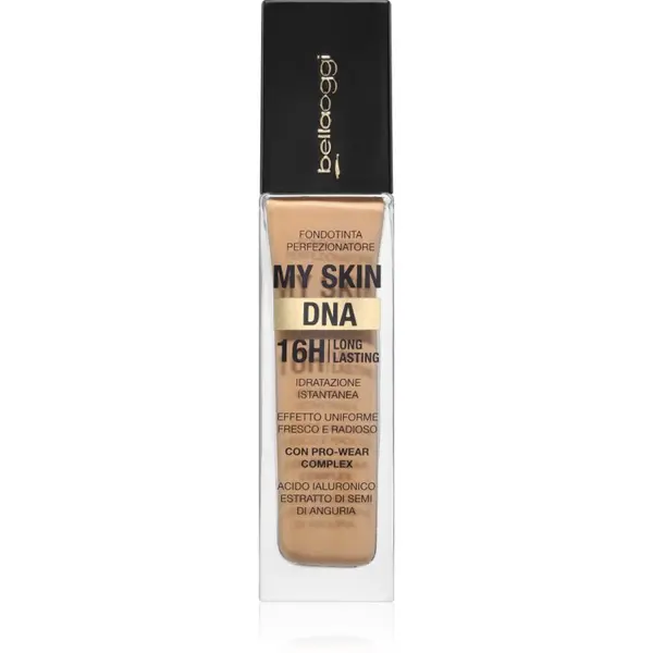 bellaoggi bellaoggi My Skin DNA vlažilni tekoči puder za popolno polt odtenek True Nude 34 ml