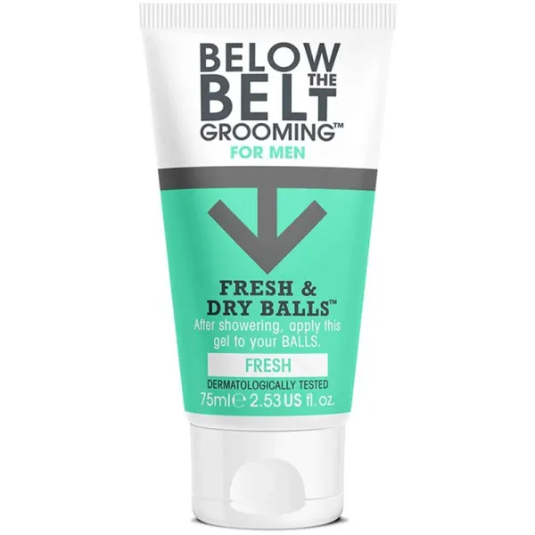 Below the Belt Grooming Below the Belt Grooming Below The Belt Fresh & Dry Balls Fresh dezodorant za intimne predele za moške 75 ml