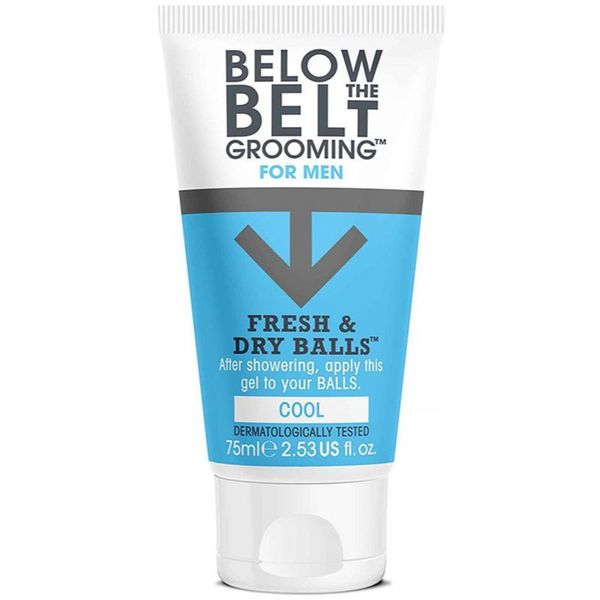 Below the Belt Grooming Below the Belt Grooming Fresh & Dry Balls Gift Cool dezodorant za intimne predele za moške 75 ml