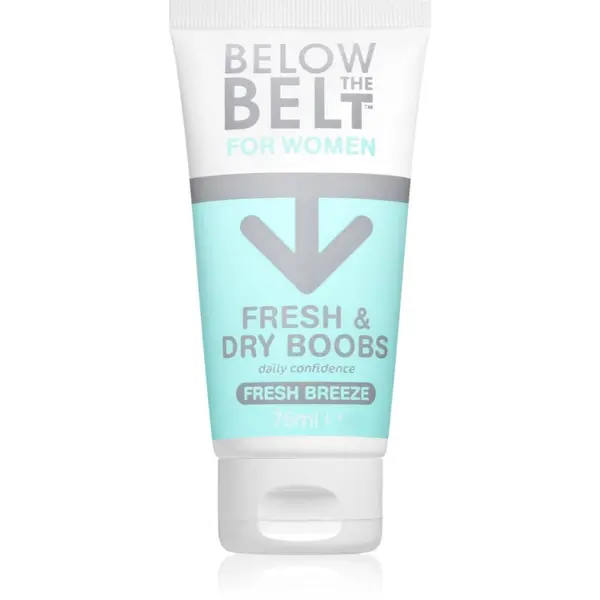 Below the Belt Grooming Below the Belt Grooming Fresh and Dry Boobs krema za prsi proti potenju in neželenemu vonju 75 ml