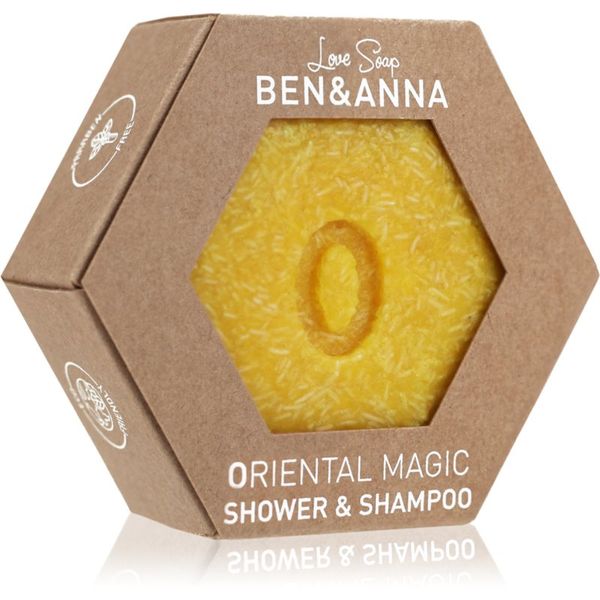 BEN&ANNA BEN&ANNA Love Soap Shower & Shampoo trdi šampon in gel za prhanje 2 v 1 Oriental Magic 60 g