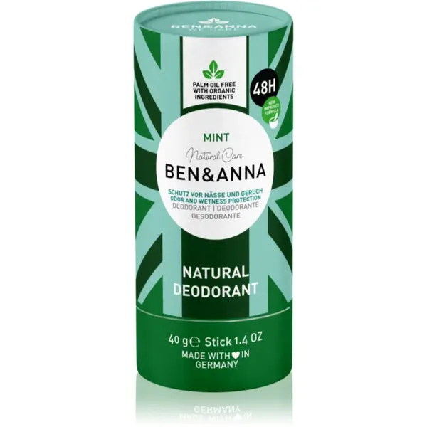 BEN&ANNA BEN&ANNA Natural Care Mint naravni trdi deodorant 40 g