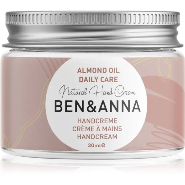 BEN&ANNA BEN&ANNA Natural Hand Cream Daily Care krema za roke z mandljevim oljem 30 ml