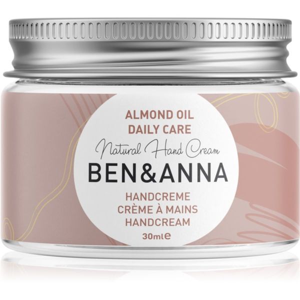 BEN&ANNA BEN&ANNA Natural Hand Cream Daily Care krema za roke z mandljevim oljem 30 ml