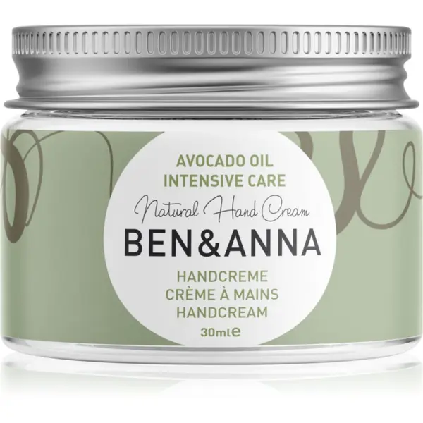 BEN&ANNA BEN&ANNA Natural Hand Cream Intensive Care intenzivna krema za roke z avokadom 30 ml