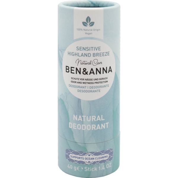 BEN&ANNA BEN&ANNA Sensitive Highland Breeze trdi dezodorant 40 g