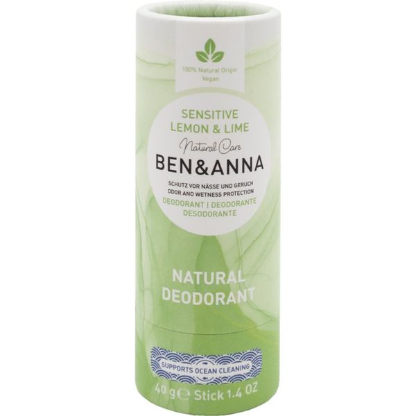 BEN&ANNA BEN&ANNA Sensitive Lemon & Lime trdi dezodorant 40 g