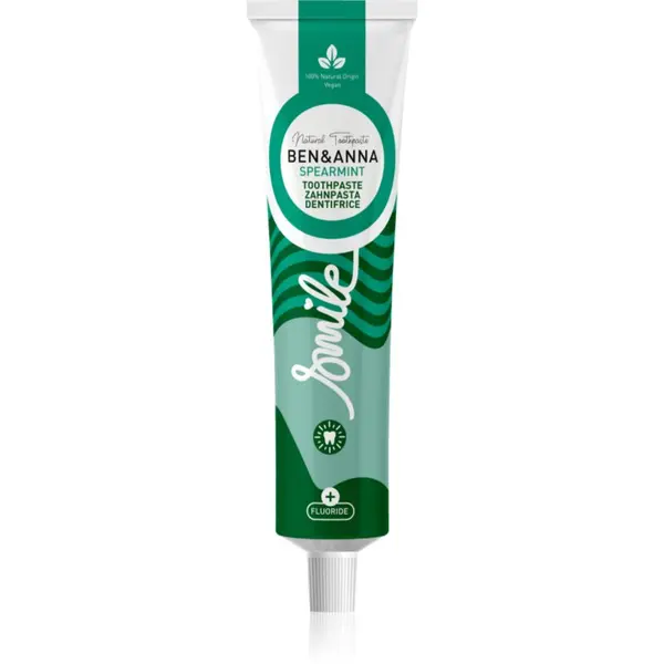 BEN&ANNA BEN&ANNA Toothpaste Spearmint naravna zobna pasta s fluoridom 75 ml