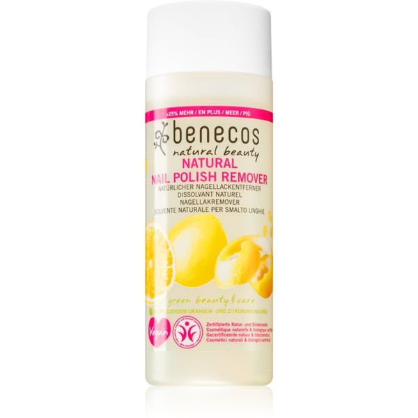 Benecos Benecos Natural Beauty odstranjevalec laka za nohte brez acetona 125 ml