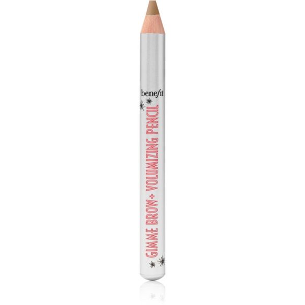 Benefit Benefit Gimme Brow+ Volumizing Pencil Mini vodoodporen svinčnik za obrvi za volumen odtenek 2 Warm Golden Blonde 0,6 g