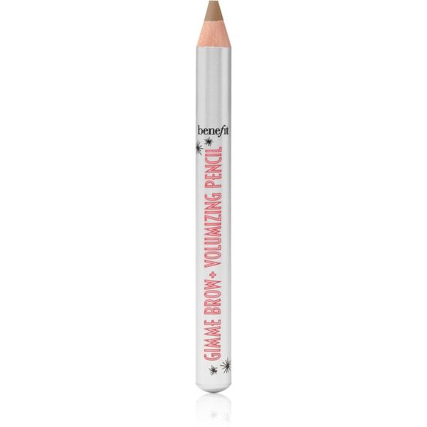 Benefit Benefit Gimme Brow+ Volumizing Pencil Mini vodoodporen svinčnik za obrvi za volumen odtenek 3 Warm Light Brown 0,6 g