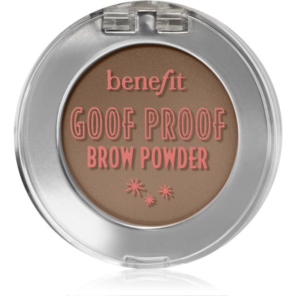Benefit Benefit Goof Proof Brow Powder puder za obrvi odtenek 3 Warm Light Brown 1,9 g