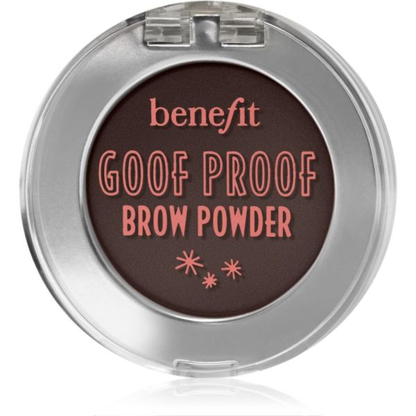 Benefit Benefit Goof Proof Brow Powder puder za obrvi odtenek 5 Warm Black Brown 1,9 g