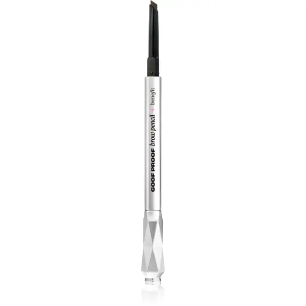 Benefit Benefit Goof Proof svinčnik za obrvi s krtačko odtenek 06 Cool Soft Black 0.34 g