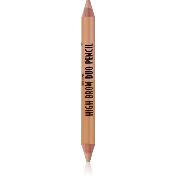Benefit Benefit High Brow Duo Pencil posvetlitveni svinčnik za pod obrvi odtenek Medium 2x1,4 g