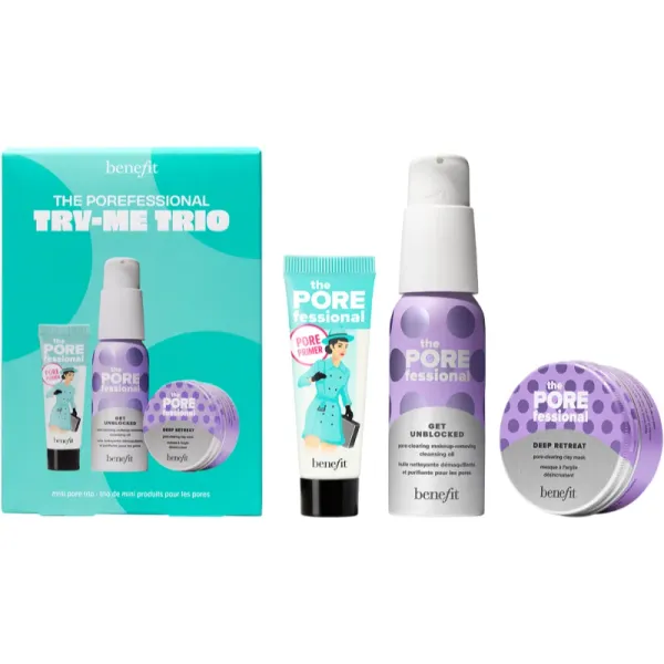 Benefit Benefit The POREfessional Try Me Trio set za nego obraza