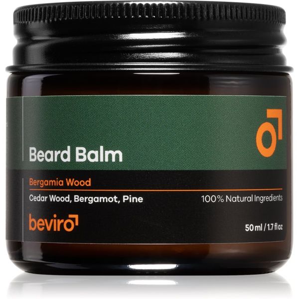 Beviro Beviro Beard Balm Bergamia Wood balzam za brado za moške 50 ml