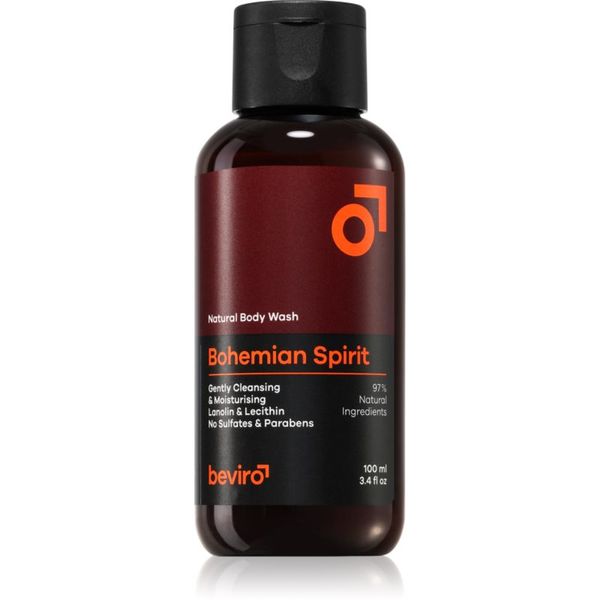Beviro Beviro Bohemian Spirit Natural Body Wash naravni gel za prhanje za moške 100 ml
