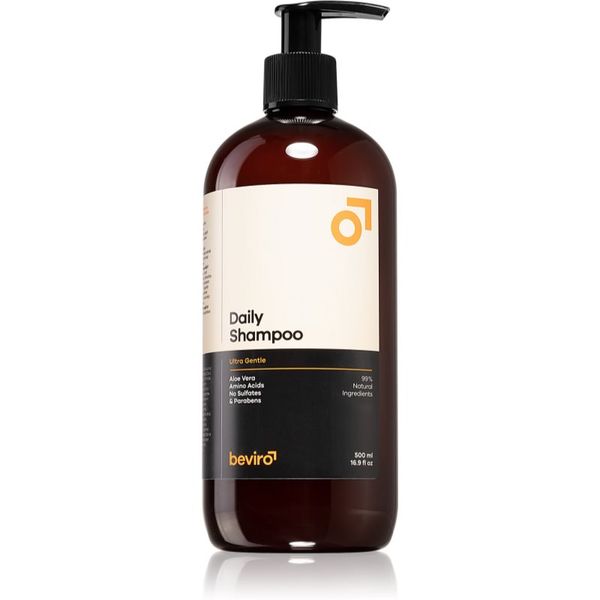 Beviro Beviro Daily Shampoo Ultra Gentle šampon za moške z aloe vero Ultra Gentle 500 ml