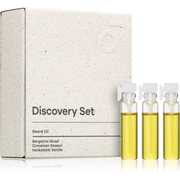 Beviro Beviro Discovery Set Beard Oils set za moške 3x1 ml