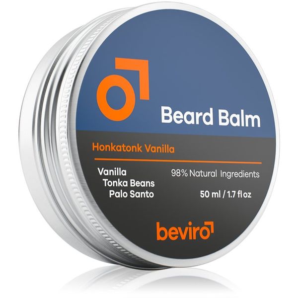 Beviro Beviro Honkatonk Vanilla Beard Balm balzam za brado 50 ml