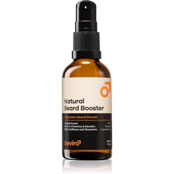 Beviro Beviro Natural Beard Booster nega za spodbujanje rasti brade 30 ml