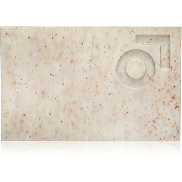 Beviro Beviro Purifying Body Scrub Bar Zesty Vetiver trdo milo s pilingom 135 g