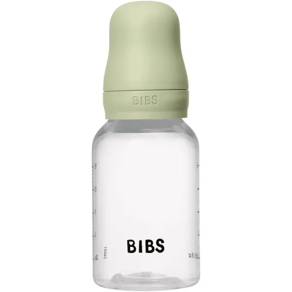 BIBS BIBS Anti-Colic Baby Bottle Latex antikolična steklenička s cucljem iz naravnega kavčuka Sage 150 ml