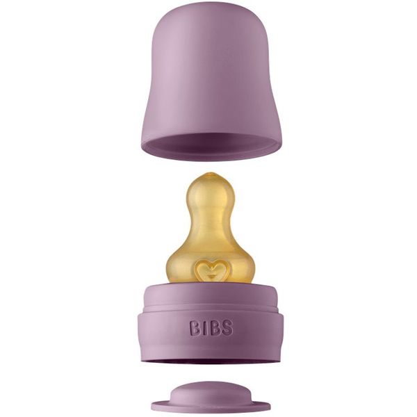 BIBS BIBS Baby Glass Bottle Set set Mauve(za otroke)