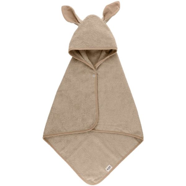 BIBS BIBS Kangarooo Hoodie Towel brisača s kapuco Vanila 65 x 65 mc 1 kos