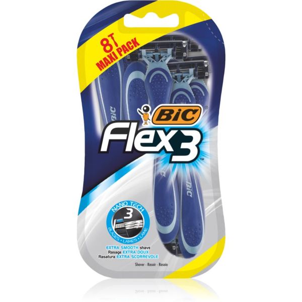 BIC BIC FLEX3 brivniki za enkratno uporabo za moške 8 kos