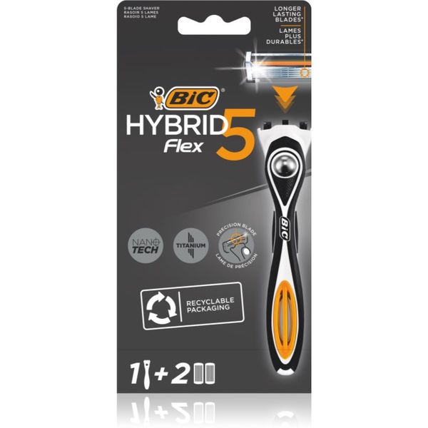 BIC BIC FLEX5 Hybrid brivnik + nadomestne britvice 2 kos 1 kos