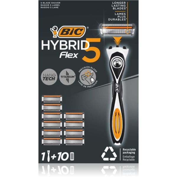 BIC BIC Flex5 Hybrid brivnik + nadomestne britvice