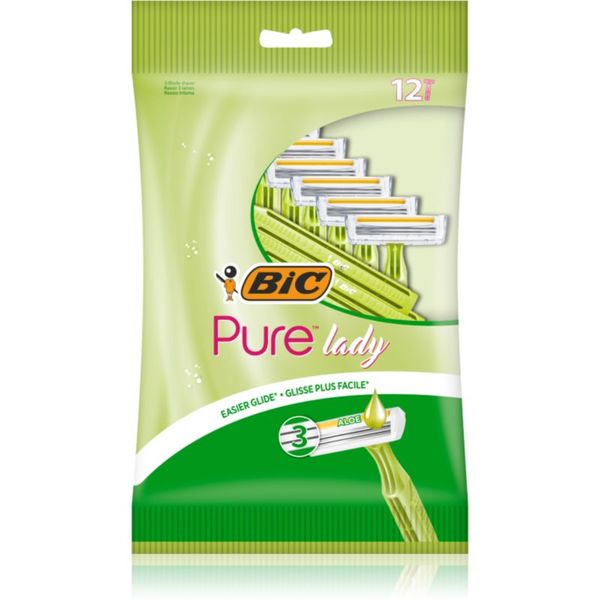 BIC BIC PURE3 Lady brivniki za enkratno uporabo za ženske 12 kos