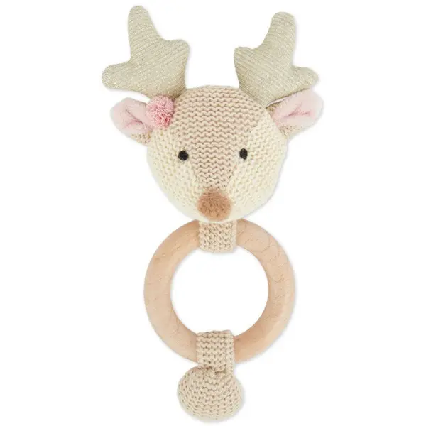Bieco Bieco Grasping Toy with Rattle Fawn igrača z ropotuljico 0 m+ 1 kos
