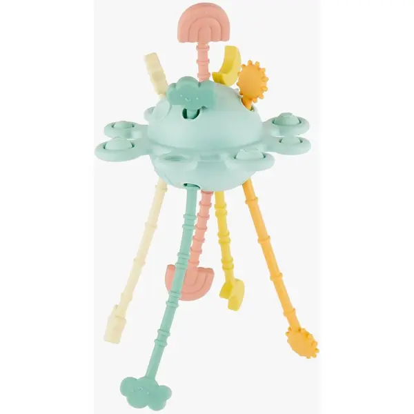 Bieco Bieco Silicone Activity Planet aktivnostna igrača 12 m+ Eucalyptus 1 kos